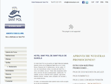 Tablet Screenshot of es.hotelsantpol.com