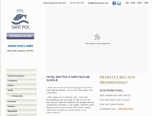 Tablet Screenshot of fr.hotelsantpol.com